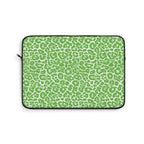 Neon Green Leopard Print 13" Laptop Sleeve