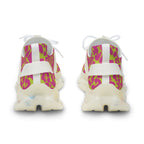 Neon Pink Lime Leopard Men's Mesh Sneakers