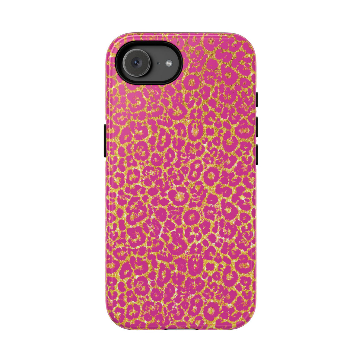 Pink Gold Leopard Tough Case for iPhone, Galaxy, or Google Pixel