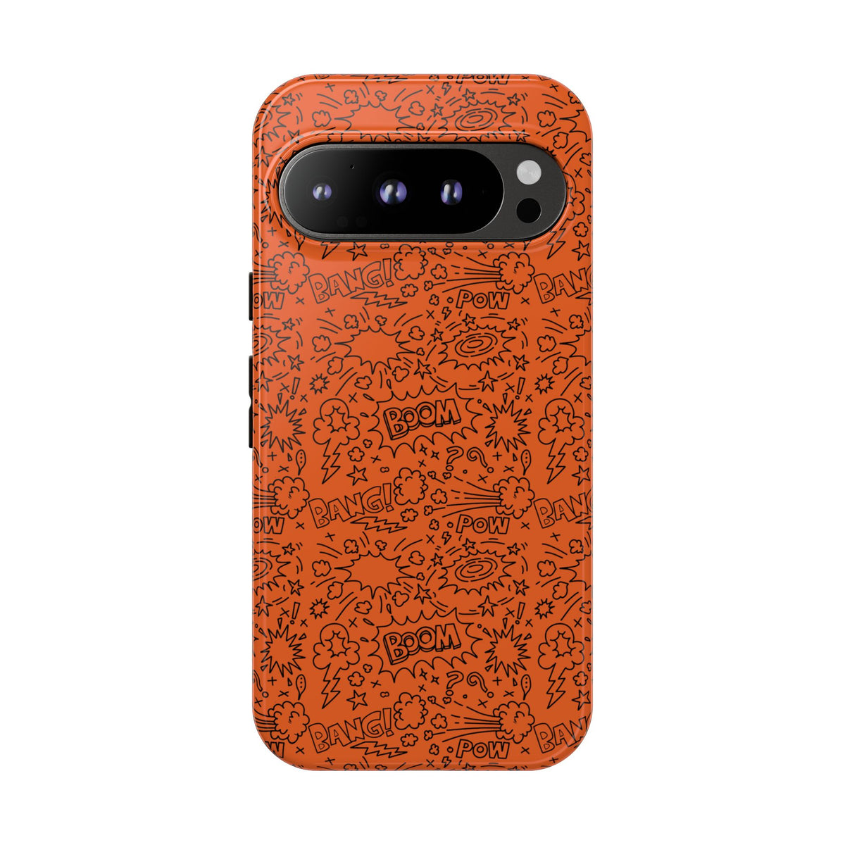 Wow Orange Tough Case for iPhone, Galaxy, or Google Pixel