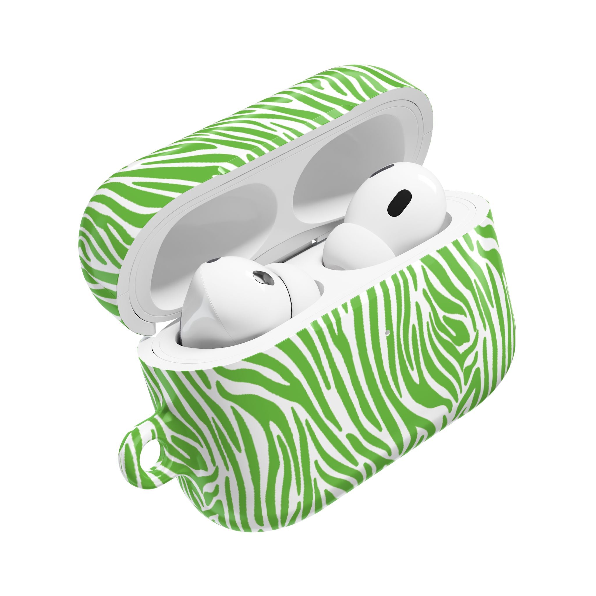 Green Zebra AirPod Cases