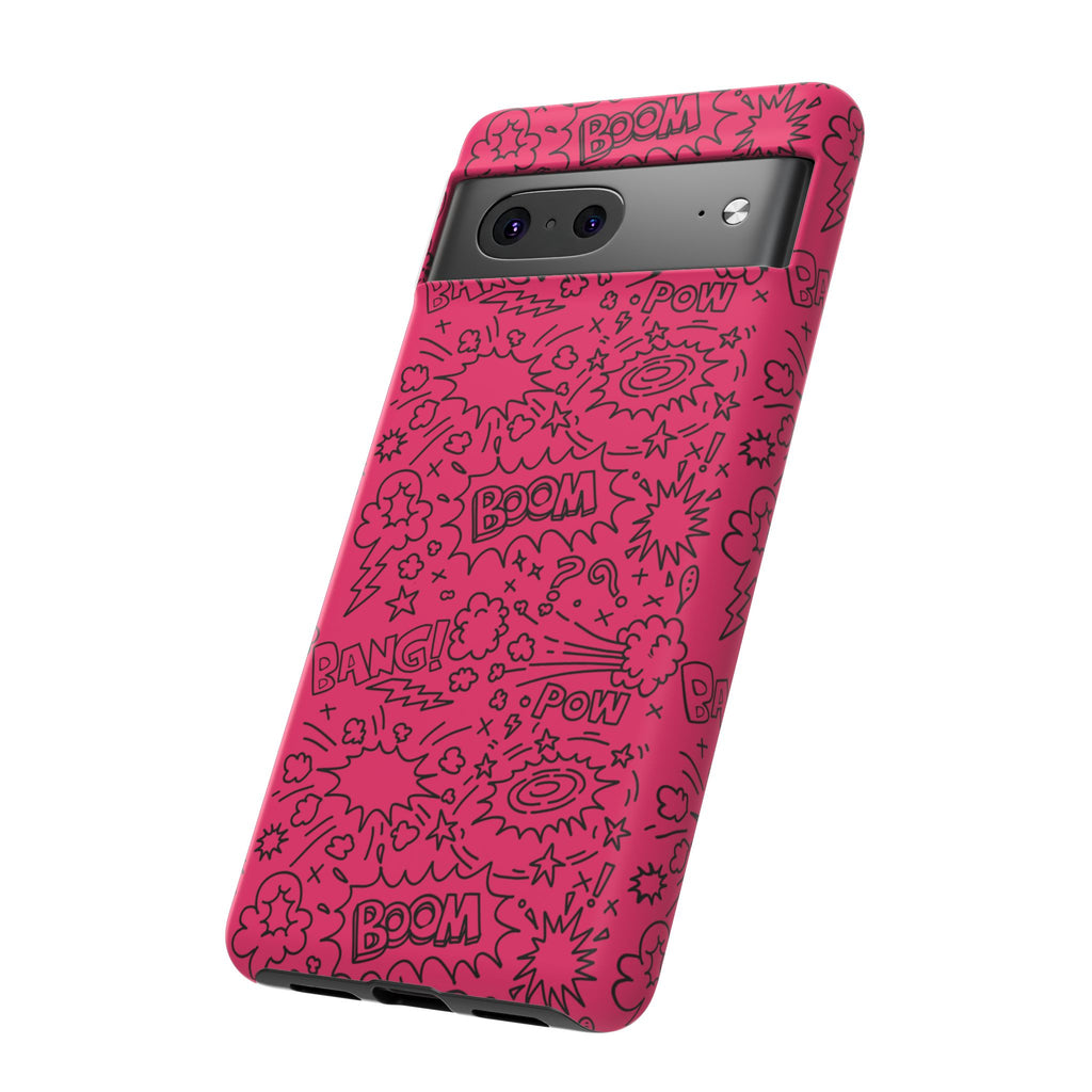 Boom Wow Tough Case for iPhone, Galaxy, or Google Pixel