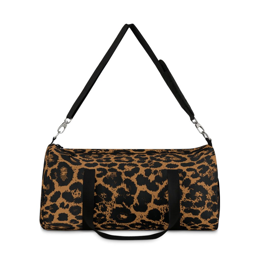 Leopard Print Duffel Bag