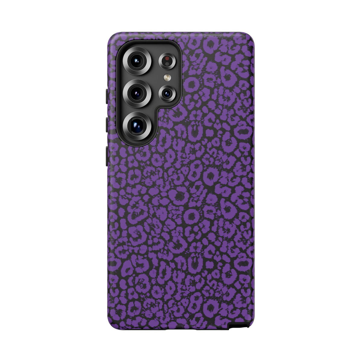 Purple Leopard Tough Case for iPhone, Galaxy or Google Pixel