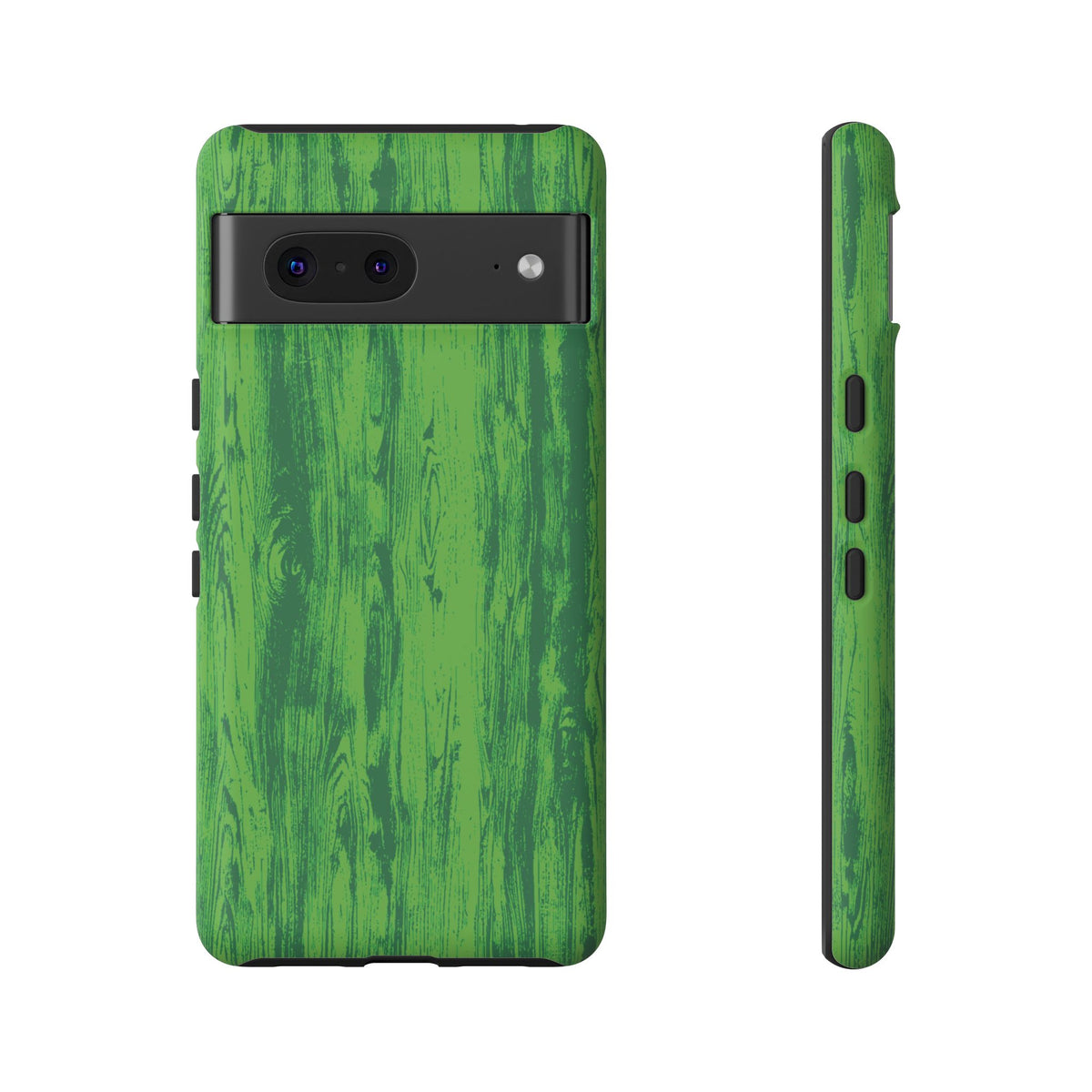 Neon Green Wood Tough Phone Case iPhone, Galaxy, or Google Pixel