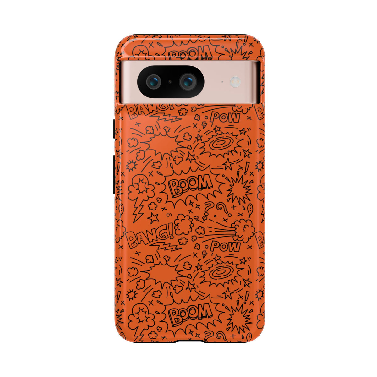 Wow Orange Tough Case for iPhone, Galaxy, or Google Pixel