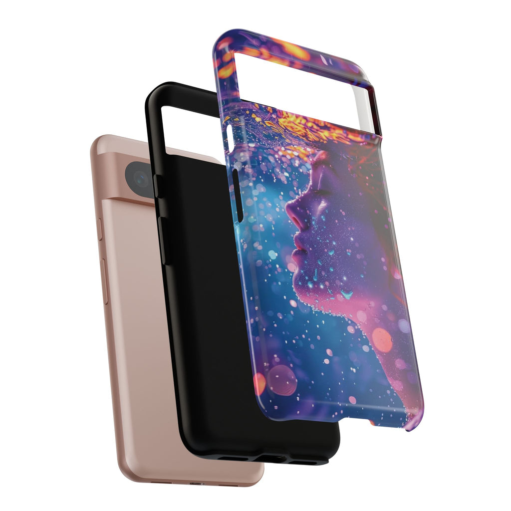 Meditating Underwater Tough Phone Case for iPhone, Galaxy, or Google Pixel