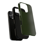 Olive Green Tough Phone Case for iPhone, Galaxy and Google Pixel