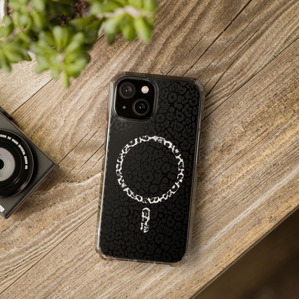 Leopard Magnetic iPhone 14, 15, 16 Series Clear Impact Cases