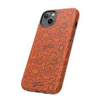 Wow Orange Tough Case for iPhone, Galaxy, or Google Pixel