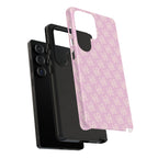 Pink 'LOVE' Pattern Tough Phone Case