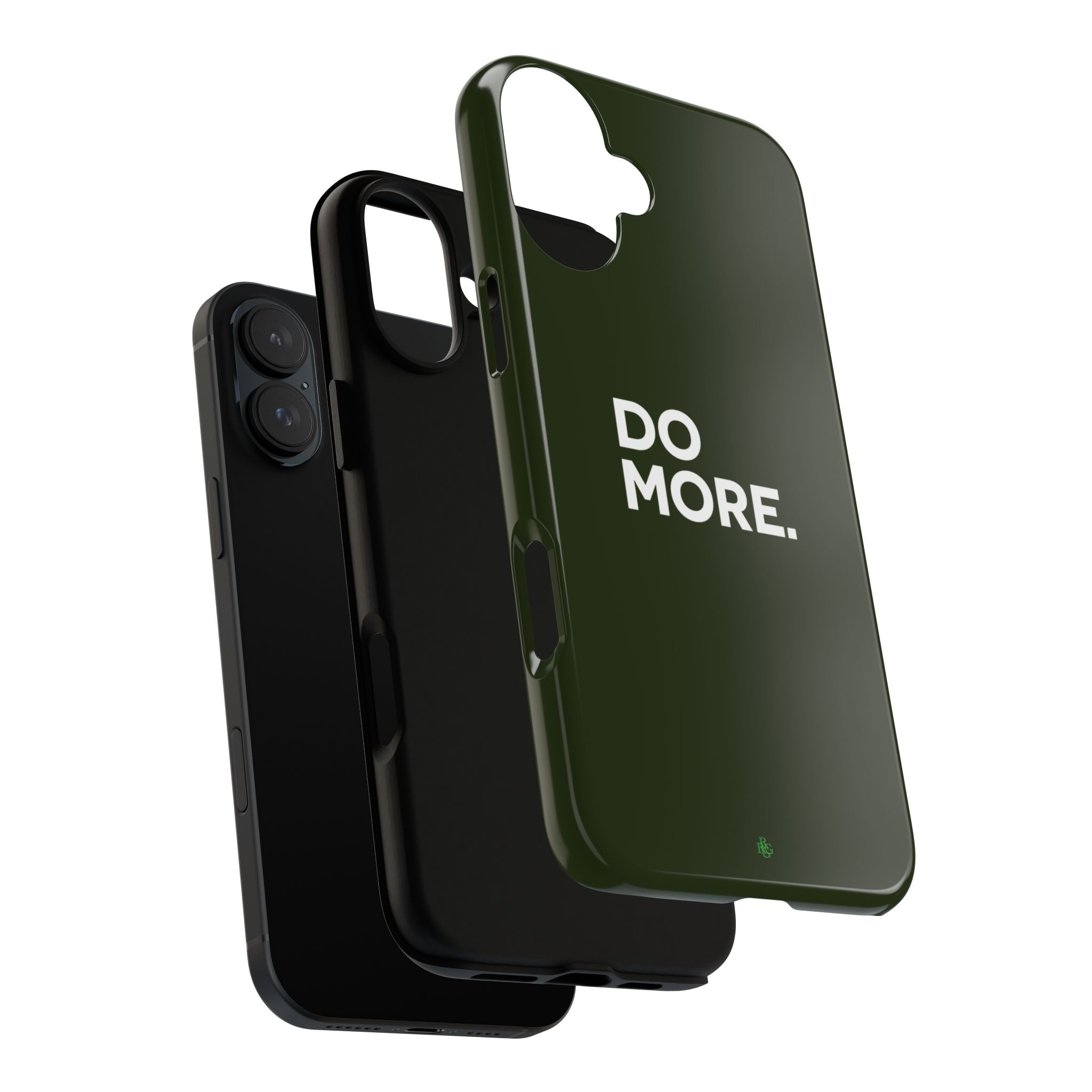 Olive Green Do More Tough Phone Case for iPhone, Galaxy, or Google Pixel