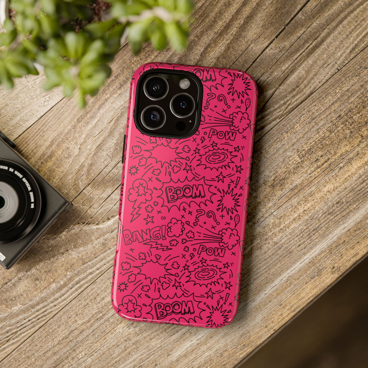 Boom Wow Tough Case for iPhone, Galaxy, or Google Pixel