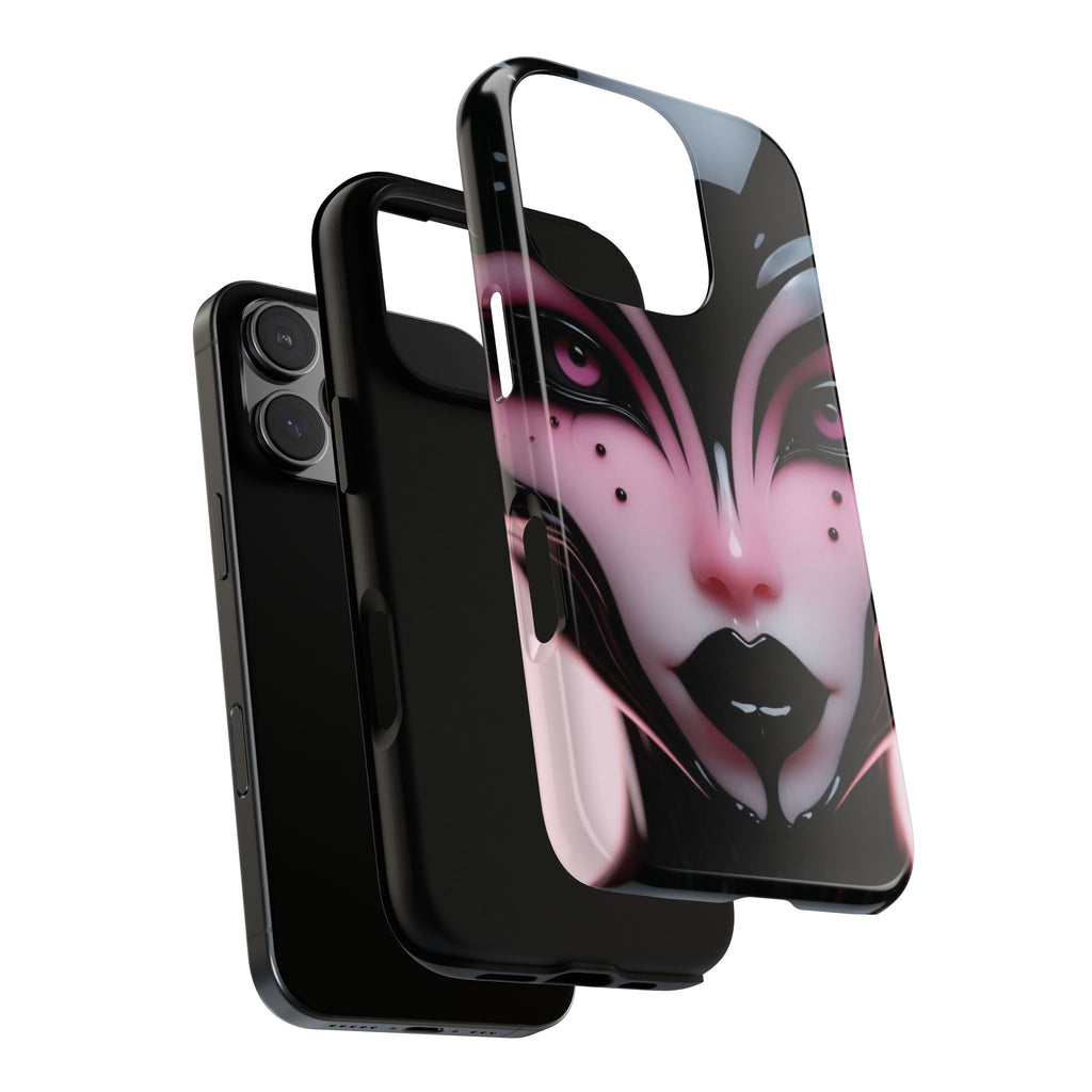 Pink Alien Tough Phone Case for iPhone, Galaxy, or Google Pixel