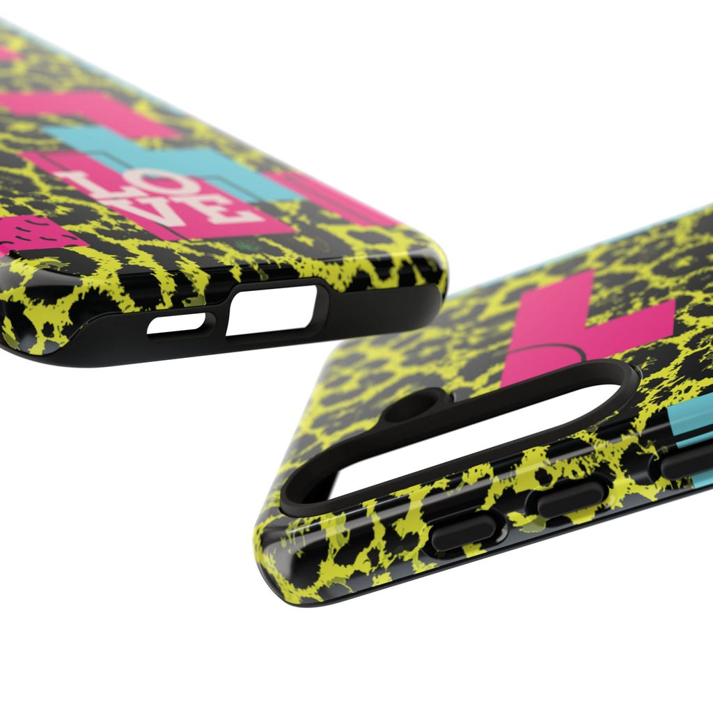 LOVE Neon Yellow RG Phone Case iPhone, Galaxy and Google Tough Cases