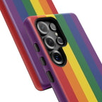 LGBTQ Rainbow Flag Tough Phone Case for iPhone, Galaxy, or Google Pixel