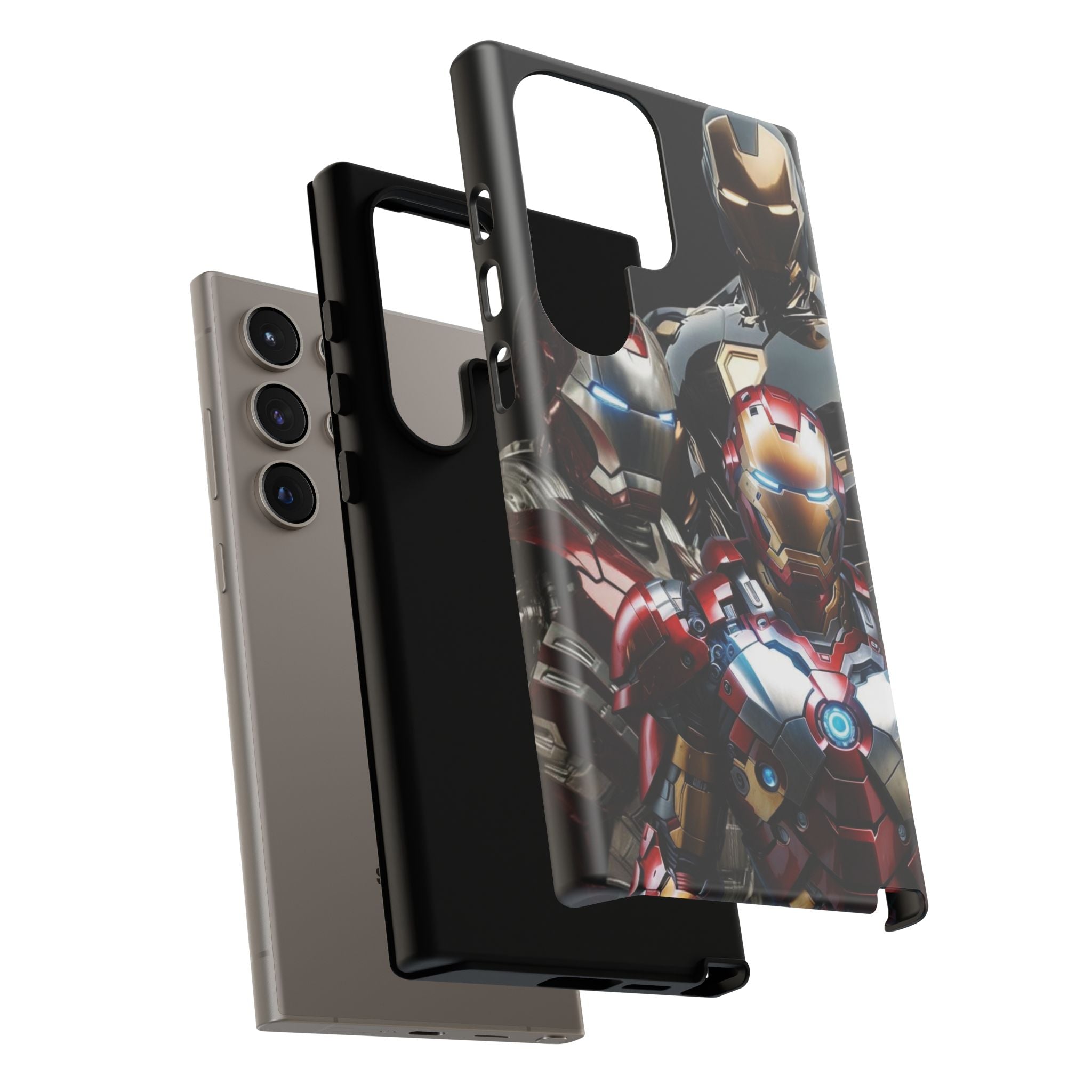 Iron Man Tough Phone Case for iPhone, Galaxy, or Google Pixel