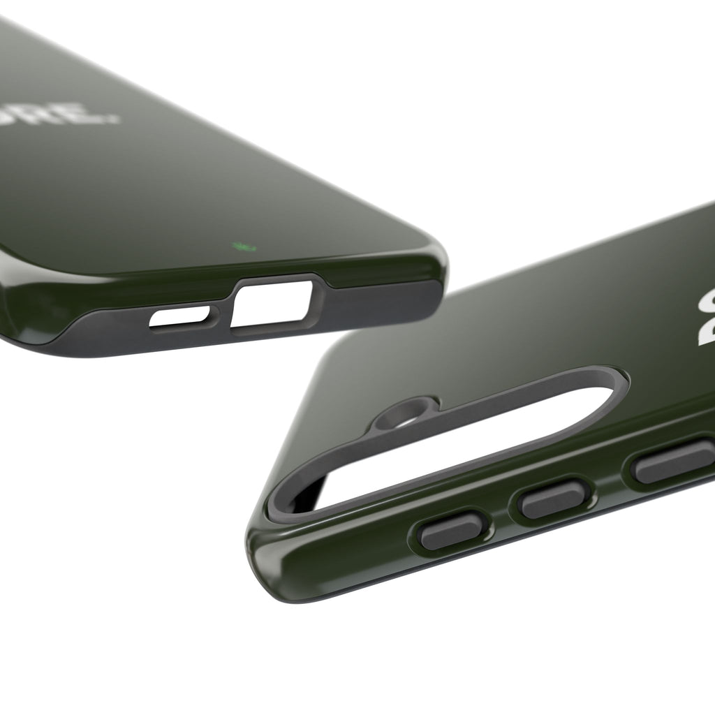 Olive Green Do More Tough Phone Case for iPhone, Galaxy, or Google Pixel