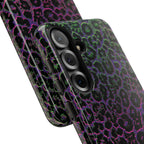 Colorful Leopard Tough Phone Case for iPhone, Galaxy, or Google Pixel