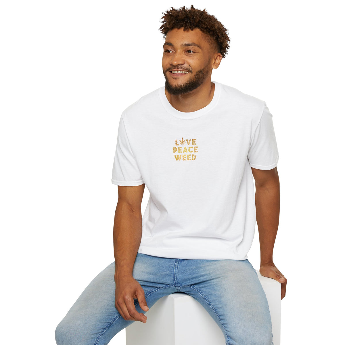 Love Peace W** Unisex Softstyle T-Shirt