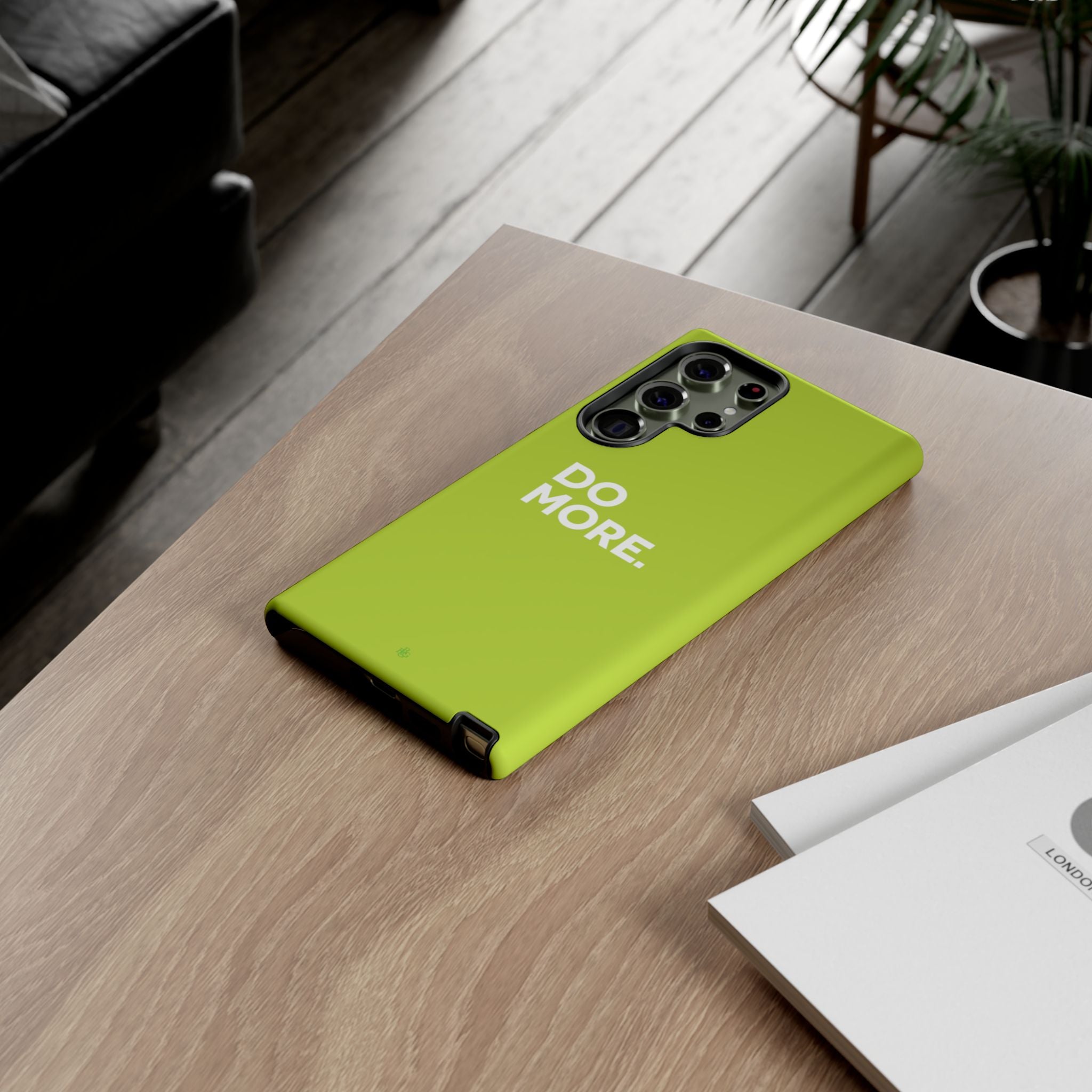 Do More (Neon Yellow) Tough Phone Case for iPhone, Galaxy or Google Pixel