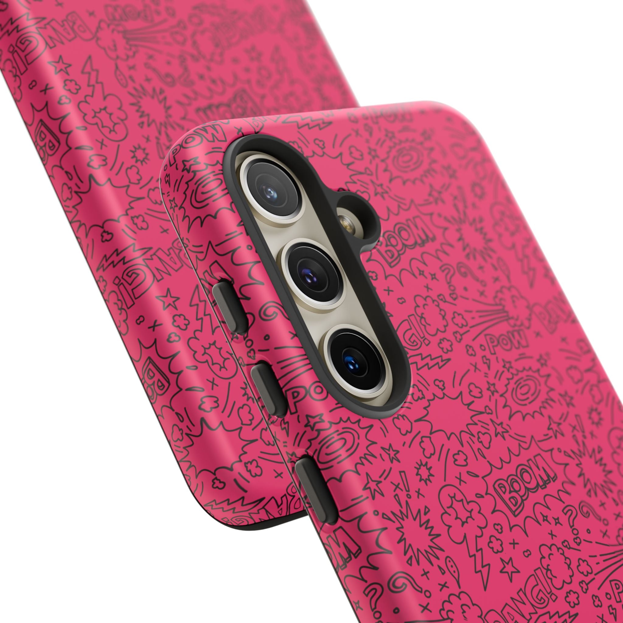 Pink Wow Tough Case for iPhone, Galaxy, or Google Pixel
