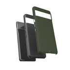 Olive Green Tough Phone Case for iPhone, Galaxy and Google Pixel