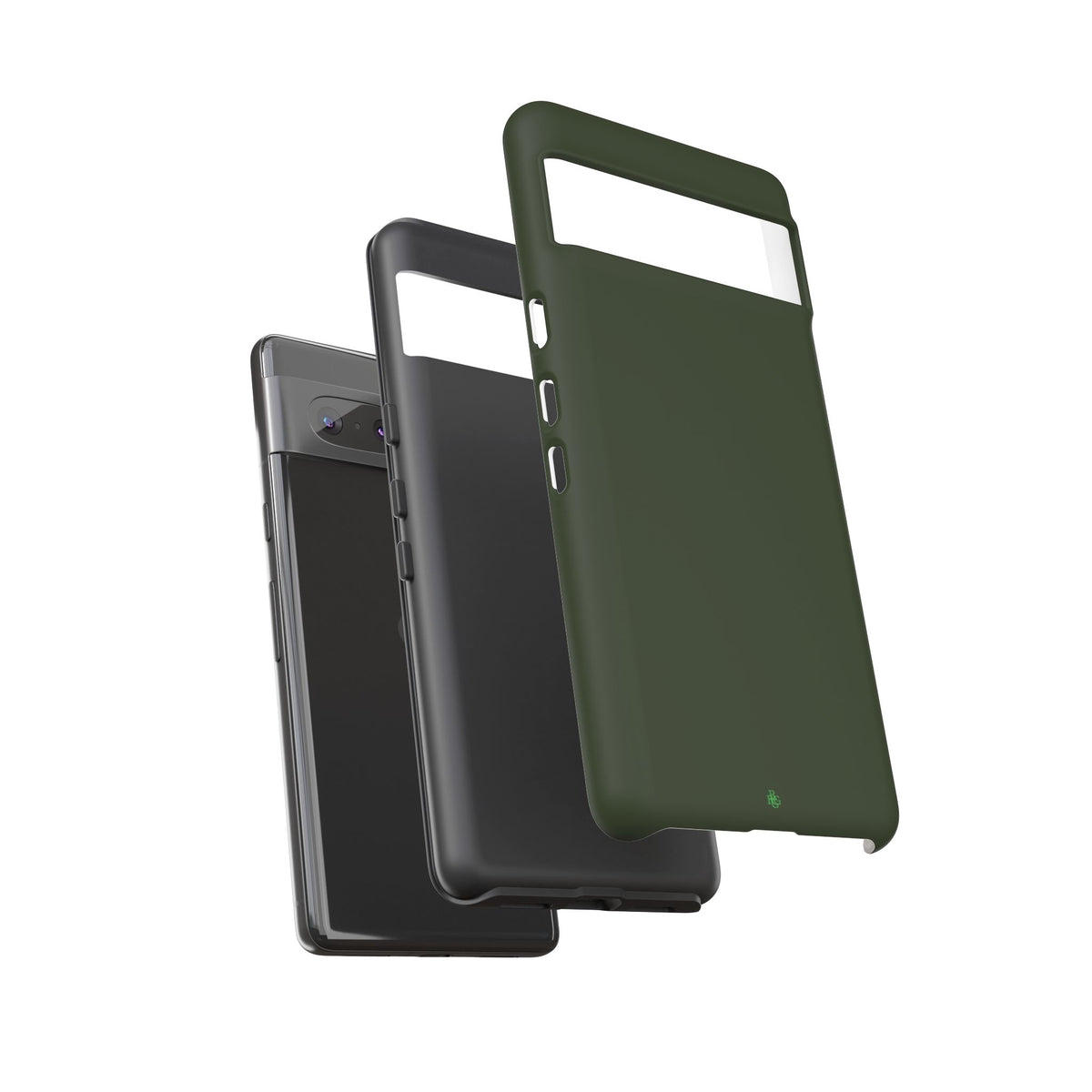 Olive Green Tough Phone Case for iPhone, Galaxy and Google Pixel