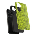 Neon Lime Wow Tough Case for iPhone, Galaxy, or Google Pixel