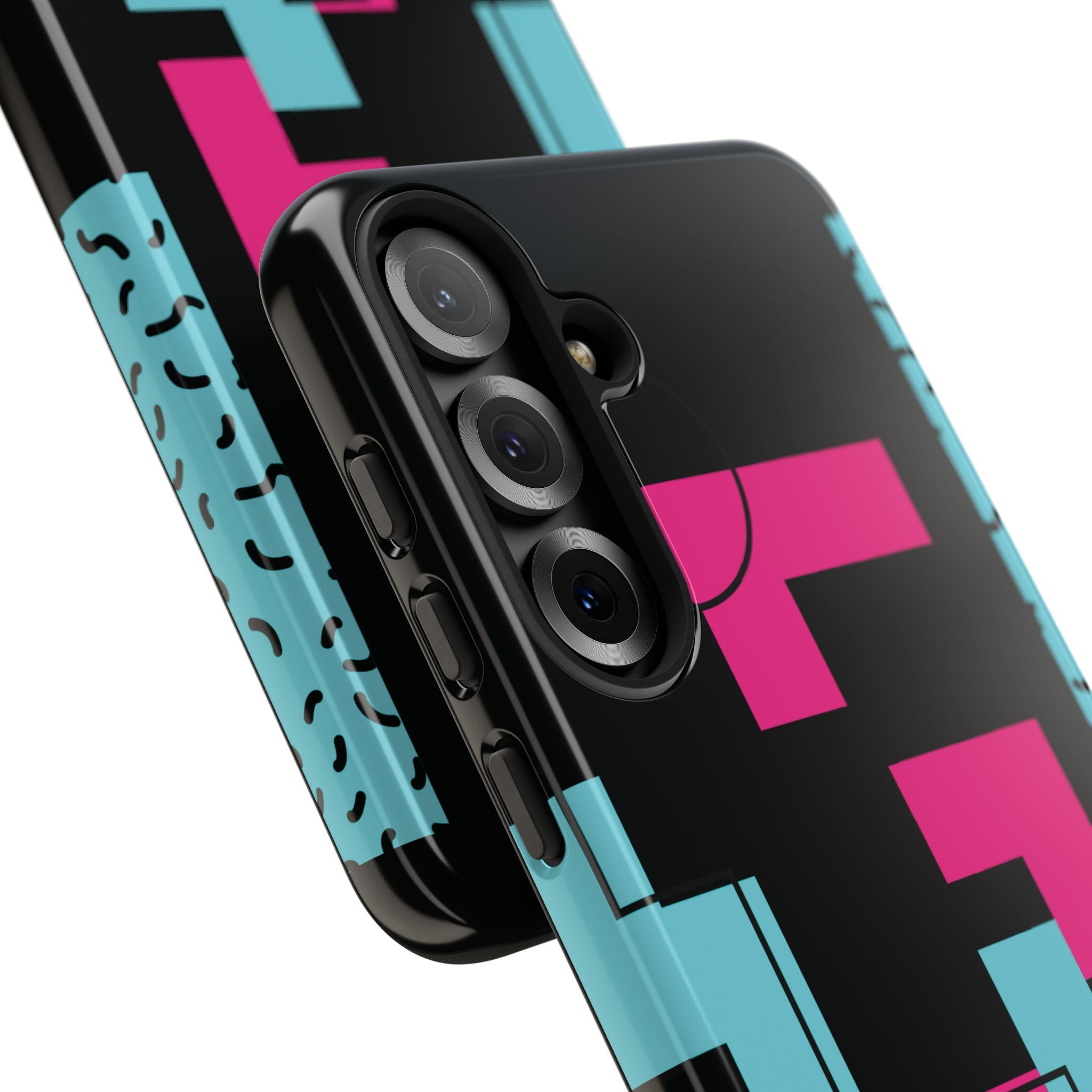 Retro Blocks LOVE Tough Case for iPhone, Galaxy or Google Pixel