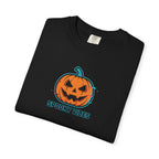 Halloween Pumpkin Spooky Vibes Unisex Garment-Dyed T-shirt