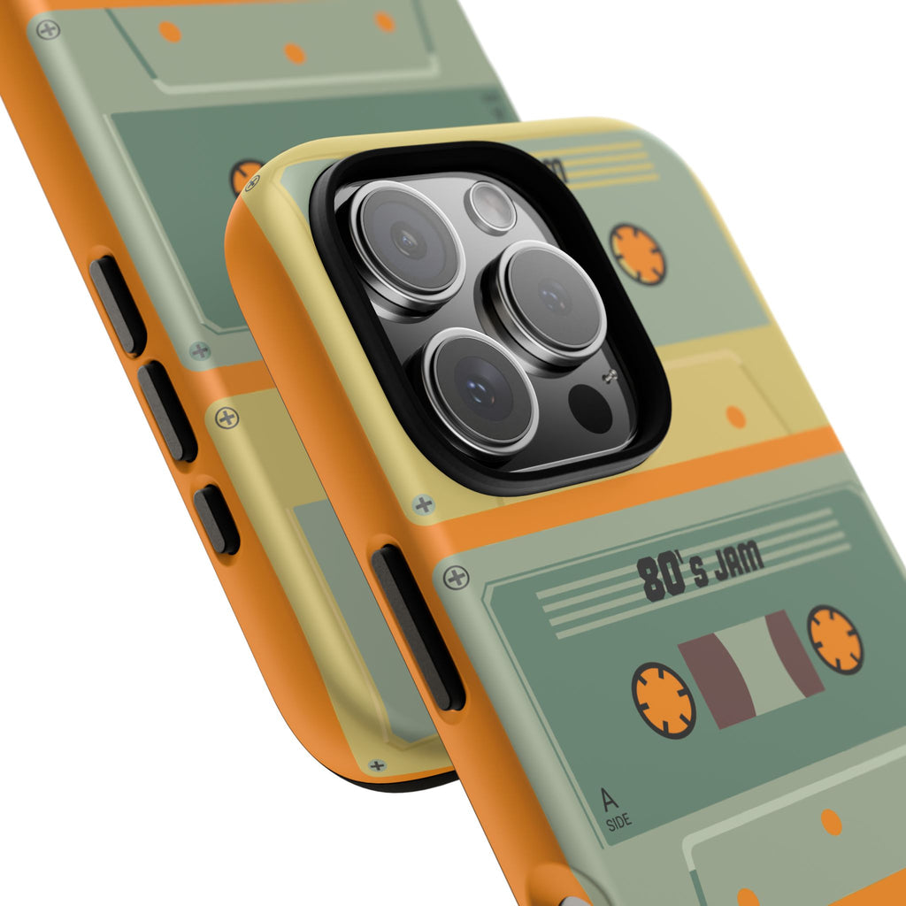 Retro 80's Jam RG Tough Phone Case for iPhone, Galaxy, or Google PIXEL
