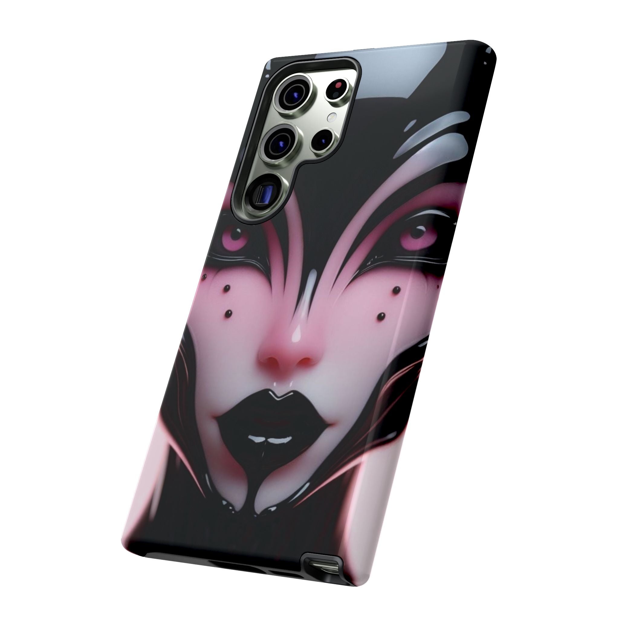 Pink Alien Tough Phone Case for iPhone, Galaxy, or Google Pixel