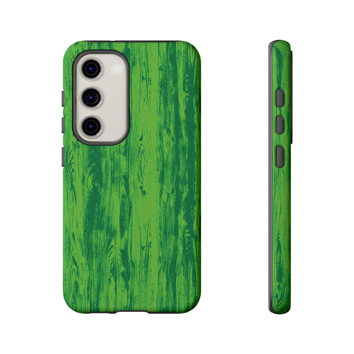Neon Green Wood Tough Phone Case iPhone, Galaxy, or Google Pixel