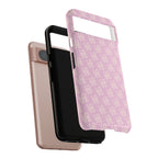 Pink 'LOVE' Pattern Tough Phone Case
