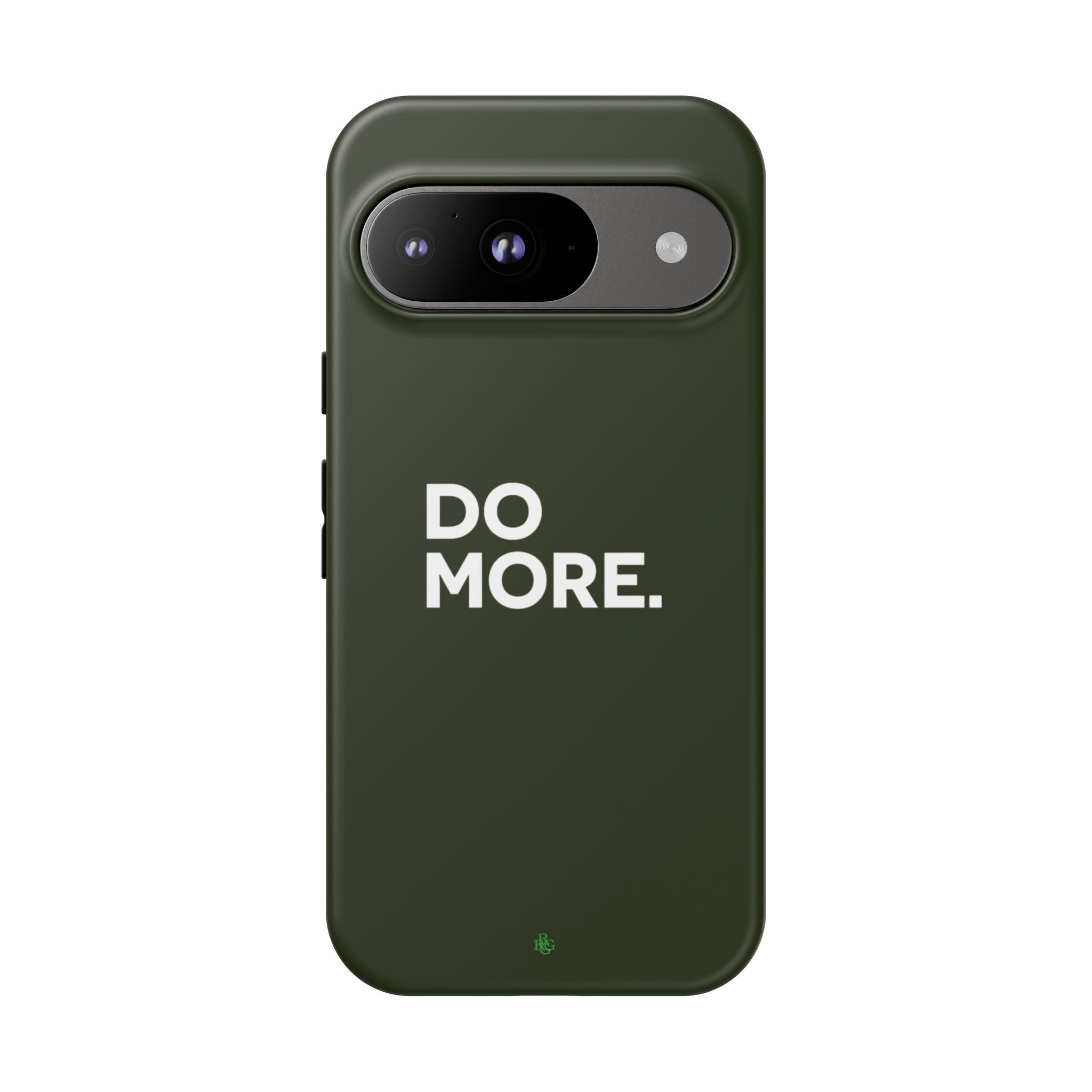 Olive Green Do More Tough Phone Case for iPhone, Galaxy, or Google Pixel