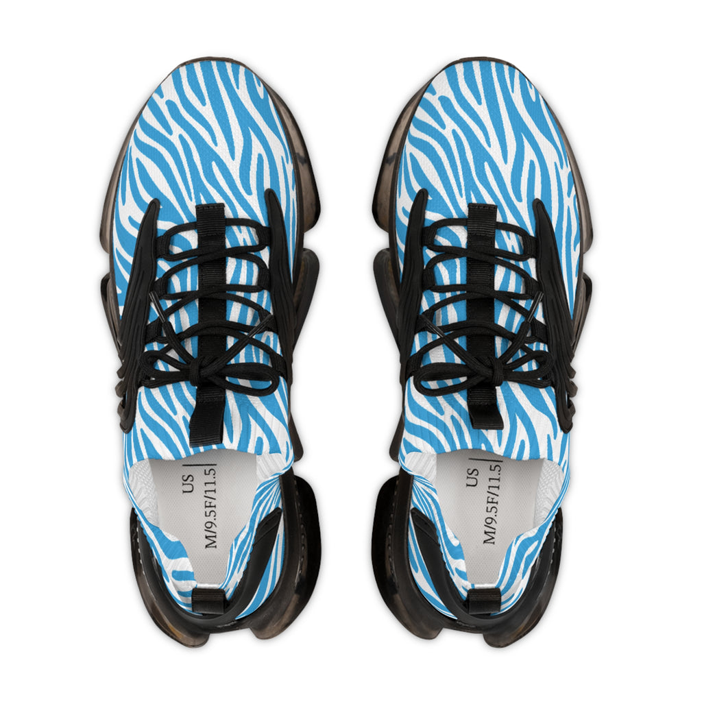 Blue Zebra Men's Mesh Sneakers
