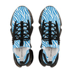 Blue Zebra Men's Mesh Sneakers