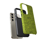 Neon Lime Wow Tough Case for iPhone, Galaxy, or Google Pixel