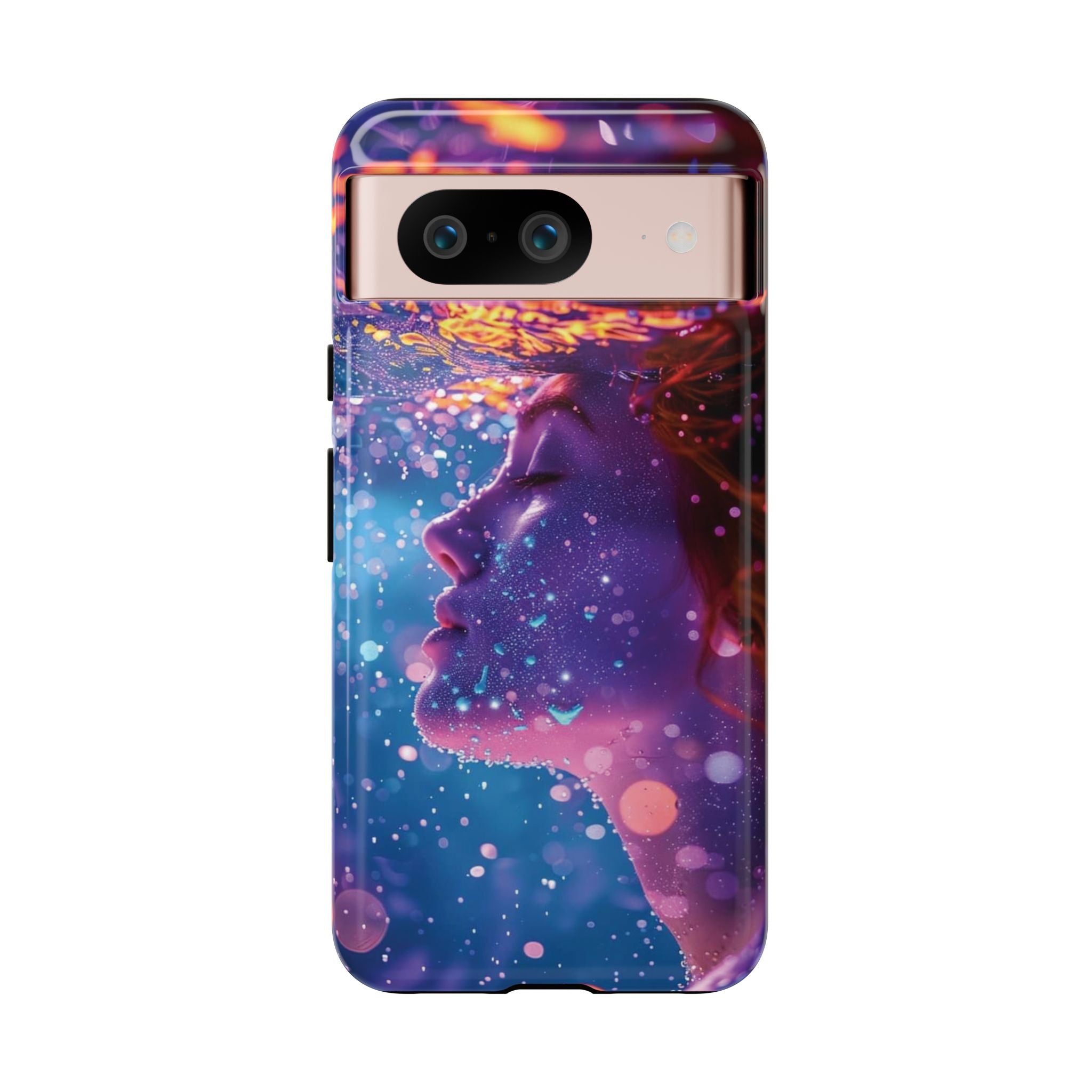 Meditating Underwater Tough Phone Case for iPhone, Galaxy, or Google Pixel