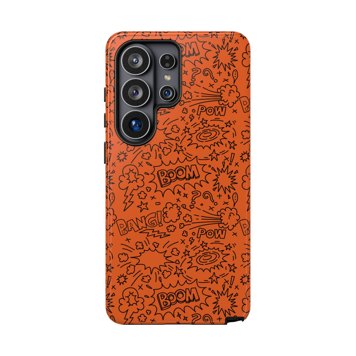Wow Orange Tough Case for iPhone, Galaxy, or Google Pixel