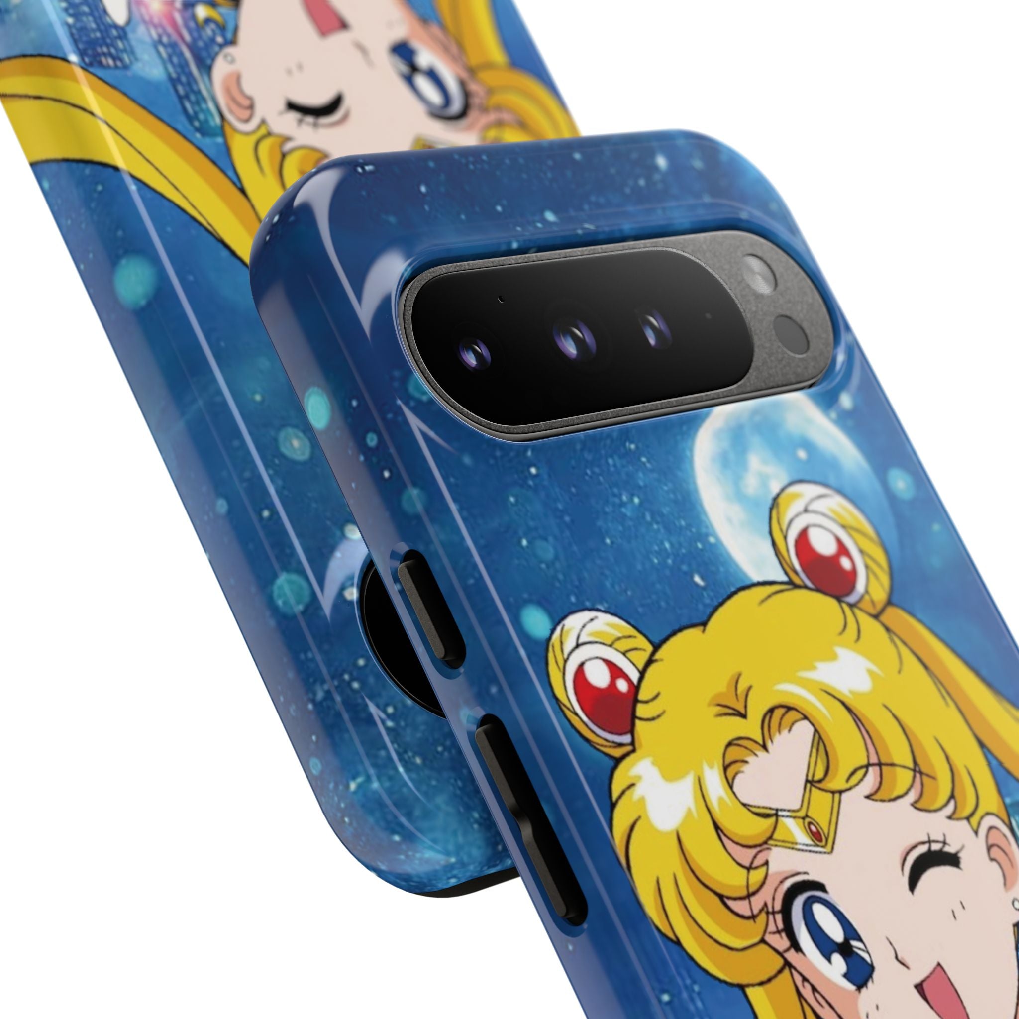 Blue S Moon Tough Case for iPhone, Galaxy, or Google Pixel