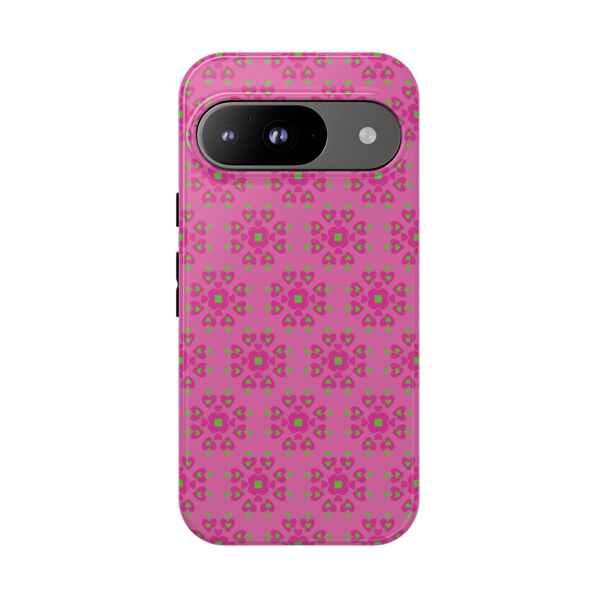 Floresta Heart Pink Tough Phone Case iPhone, Galaxy, or Google Pixel