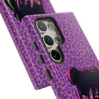 Purple Pink Leopard Kz iPhone, Galaxy and Google Tough Cases