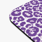 Purple Leopard Print Mouse Pad