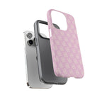 Pink 'LOVE' Pattern Tough Phone Case