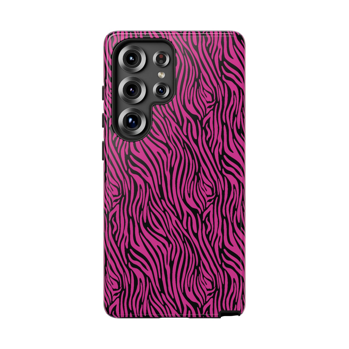 Pink Zebra Tough Phone Case for iPhone, Galaxy, or Google Pixel