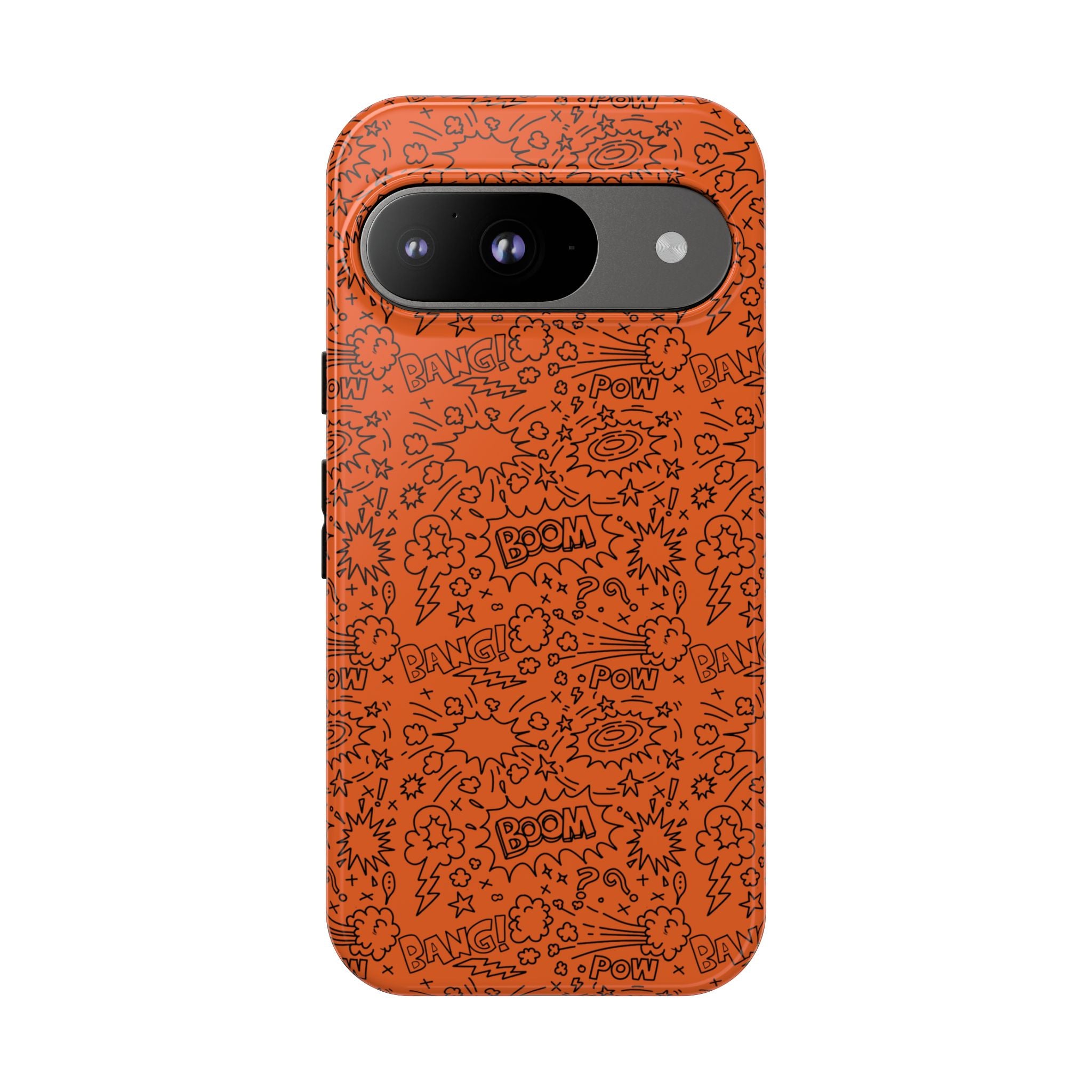 Wow Orange Tough Case for iPhone, Galaxy, or Google Pixel