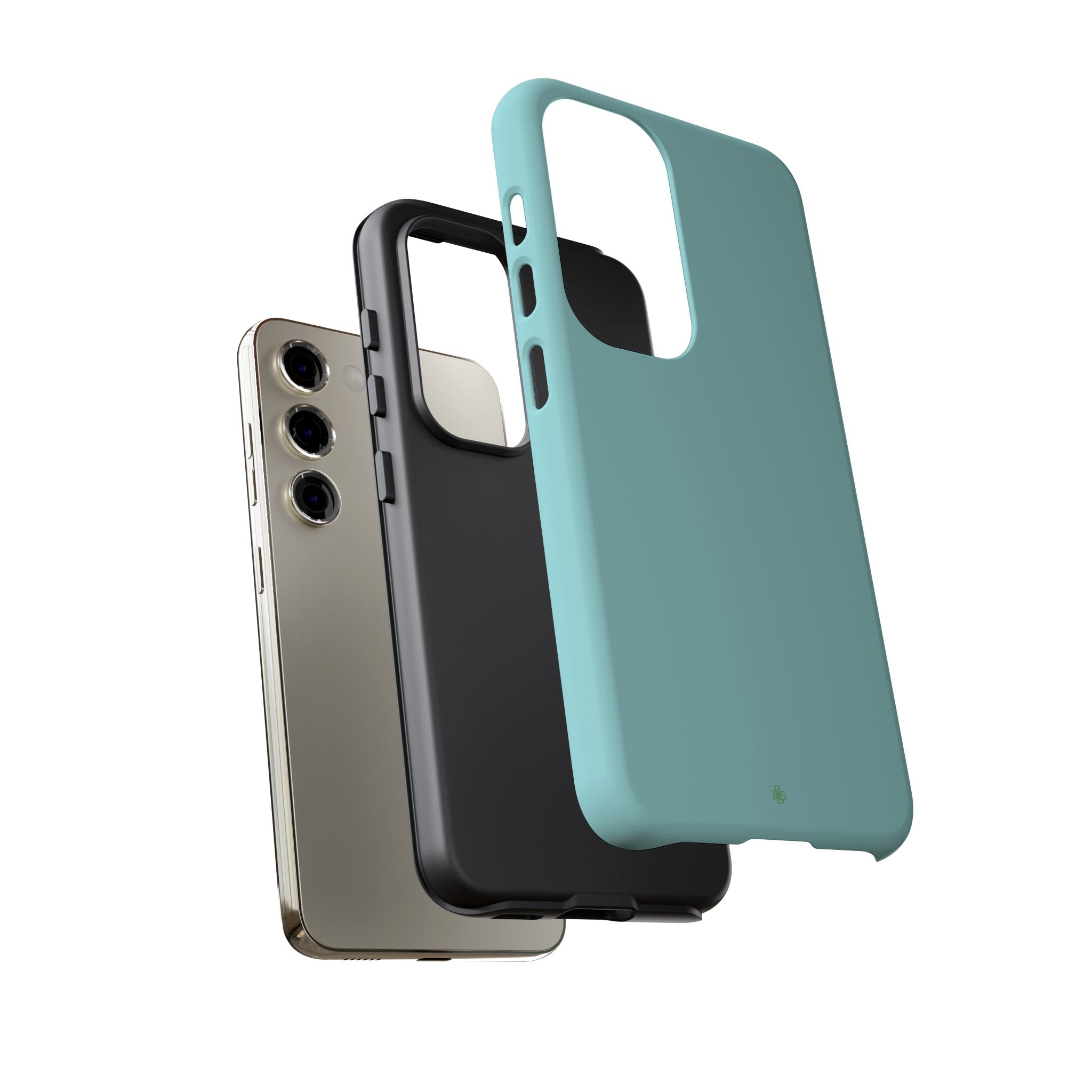 Teal RG Tough Phone Case for iPhone, Galaxy, or Google Pixel
