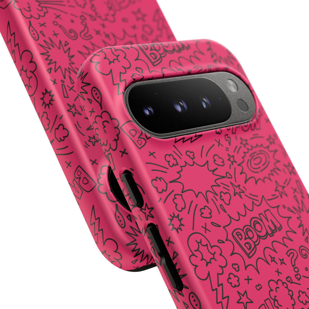 Boom Wow Tough Case for iPhone, Galaxy, or Google Pixel